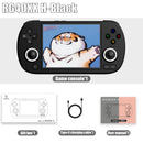 Anbernic rg40xx h console de jogos portátil 4.0-in 640*480 tela ips 3200mah sistema de 64 bits com luz rgb construído em 5k + jogos rg40xxh