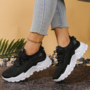 Calçados femininos, calçados esportivos femininos 2025 sapatos femininos respiráveis de malha única pai sapato esportivo feminino casual e versátil