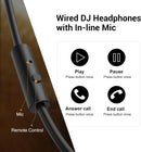 Oneodio fone de ouvido com fio com microfone, Pro 10/30/50 headphone profissional studio DJ, over ear HiFi monitor headset com Hi-Res áudio, Para o PC Telefónico