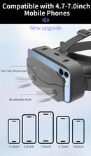 Óculos de realidade virtual 3d vr, dispositivos de fone de ouvido, lentes de capacete, óculos inteligentes para smartphones, celular, jogo móvel, conjunto de visualizador viar