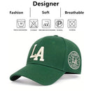 Bonés de beisebol snapback unissex com letras LA primavera e outono chapéus casuais ajustáveis ao ar livre chapéu protetor solar