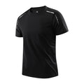 Chrlck camisetas masculinas de secagem rápida, respirável, caminhadas, pesca, elasticidade macia, esportes ao ar livre, camisa curta, verão