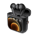 Aurafit X6 Bluetooth Earphones: TWS/In-Ear Design, TFT Screen Interaction, AI Simultaneous Translation, 512MB Music Storage