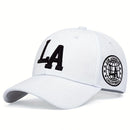 Bonés de beisebol snapback unissex com letras LA primavera e outono chapéus casuais ajustáveis ao ar livre chapéu protetor solar