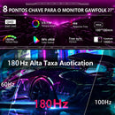 Monitor Gamer HOESD.a de 27 polegadas 180Hz 2K QHD para PC 2560*1400 FreeSync DP HDMI Tela Ultrafina para Desktop