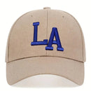 Bonés de beisebol snapback unissex com letras LA primavera e outono chapéus casuais ajustáveis ao ar livre chapéu protetor solar