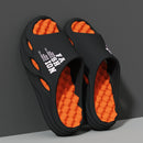 Chinelos de massagem da moda masculina sandálias internas/externas praia flip flop sola grossa masculino slides verão antiderrapante chinelos de chuveiro