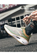 Maratona masculino esportes tênis de corrida placa carbono almofada ar respirável leve feminino confortável atlético antiderrapante tênis